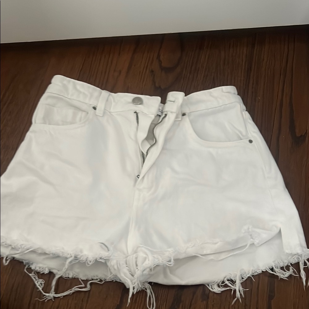 White Denim Women's Shorts